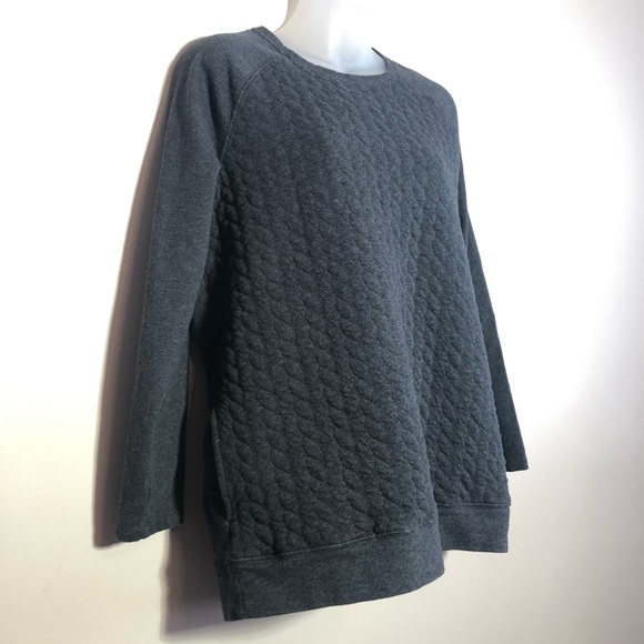 J. Jill Tops - Women’s Medium Dark Gray Long Sleeve Top
